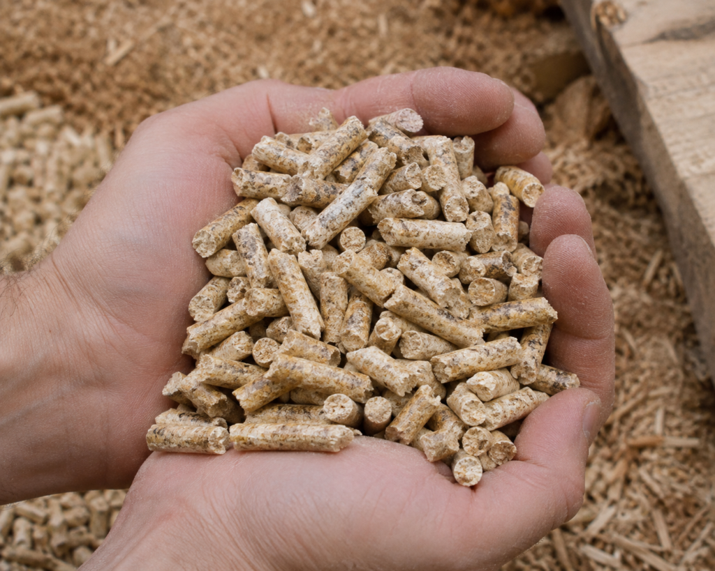 Industrial White Wood Pellet 6 mm / 8 mm from IDEABORNEO, an Indonesian biomass supplier for B2B wholesale and export buyers