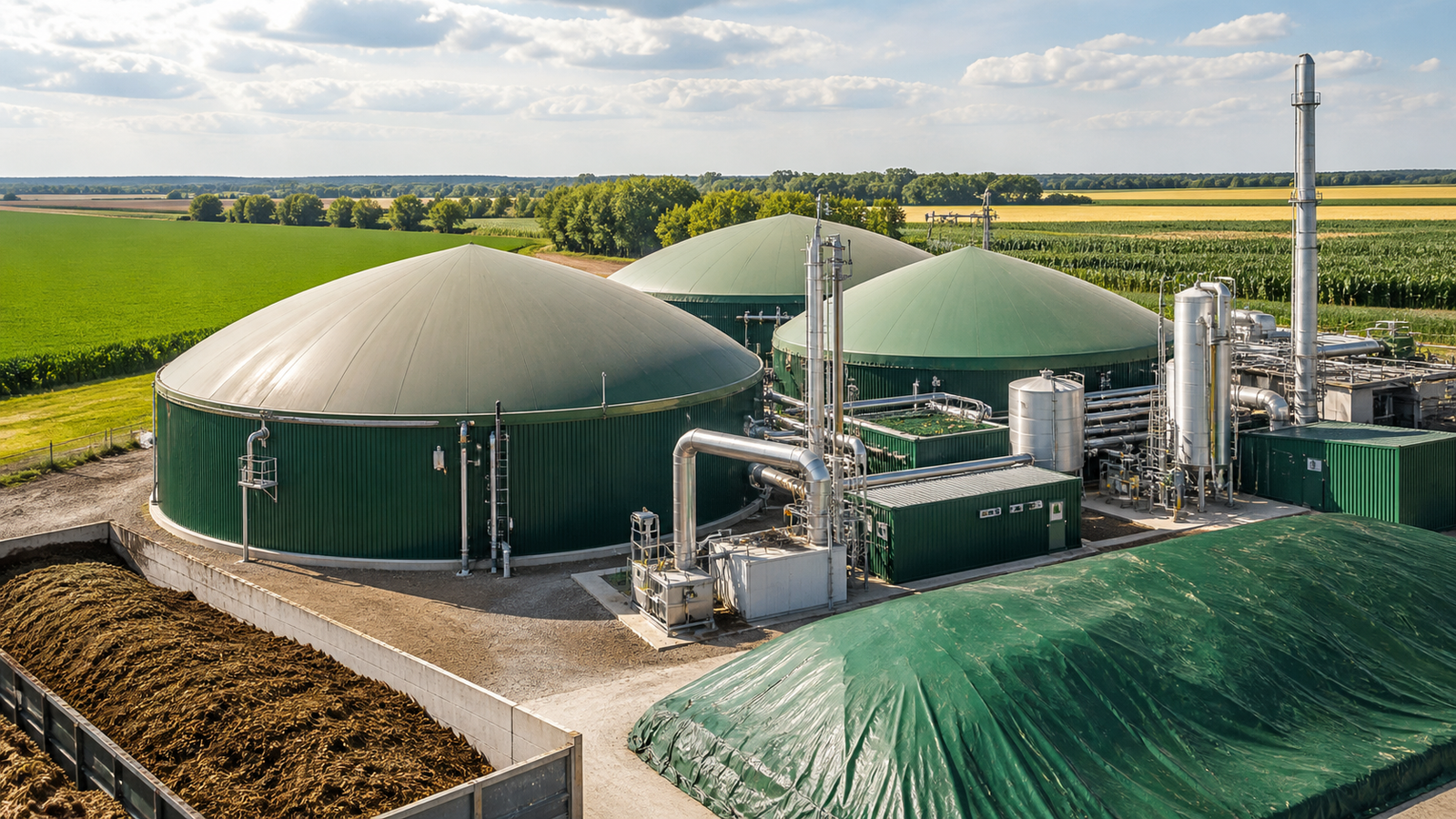Ukraina Gandakan Kapasitas Kompleks Biogas hingga 72 Juta Meter Kubik
